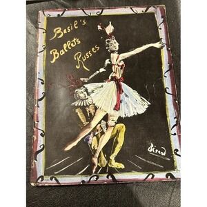 BASIL'S BALLETS RUSSES PROGRAM COVER 1937 C BERARD   VTG AD (1982 reprint) !